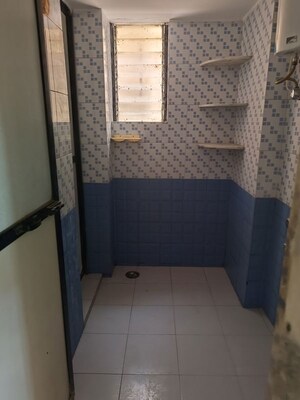 Bathroom in 1 BHK Apartment at Shree Sharanam CHS, Brahmand – for Rent