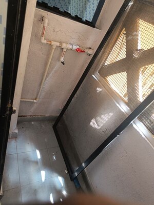 Laundry Area in 1 BHK Apartment at Shree Sharanam CHS, Brahmand – for Rent