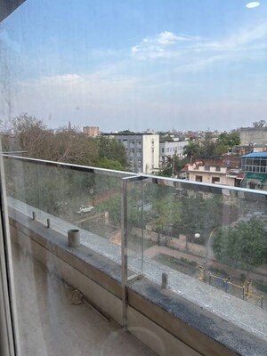 Balcony in 3 BHK Builder Floor at Sainik Colony – for Rent