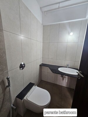 Bathroom in  Apartment at Bhoomi Allium, Pimple Saudagar – for Rent