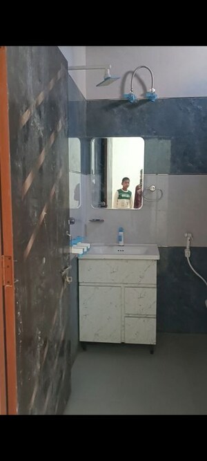 Bathroom in 1 BHK Builder Floor at Ompee Drona Floors, Sector 110 – for Rent