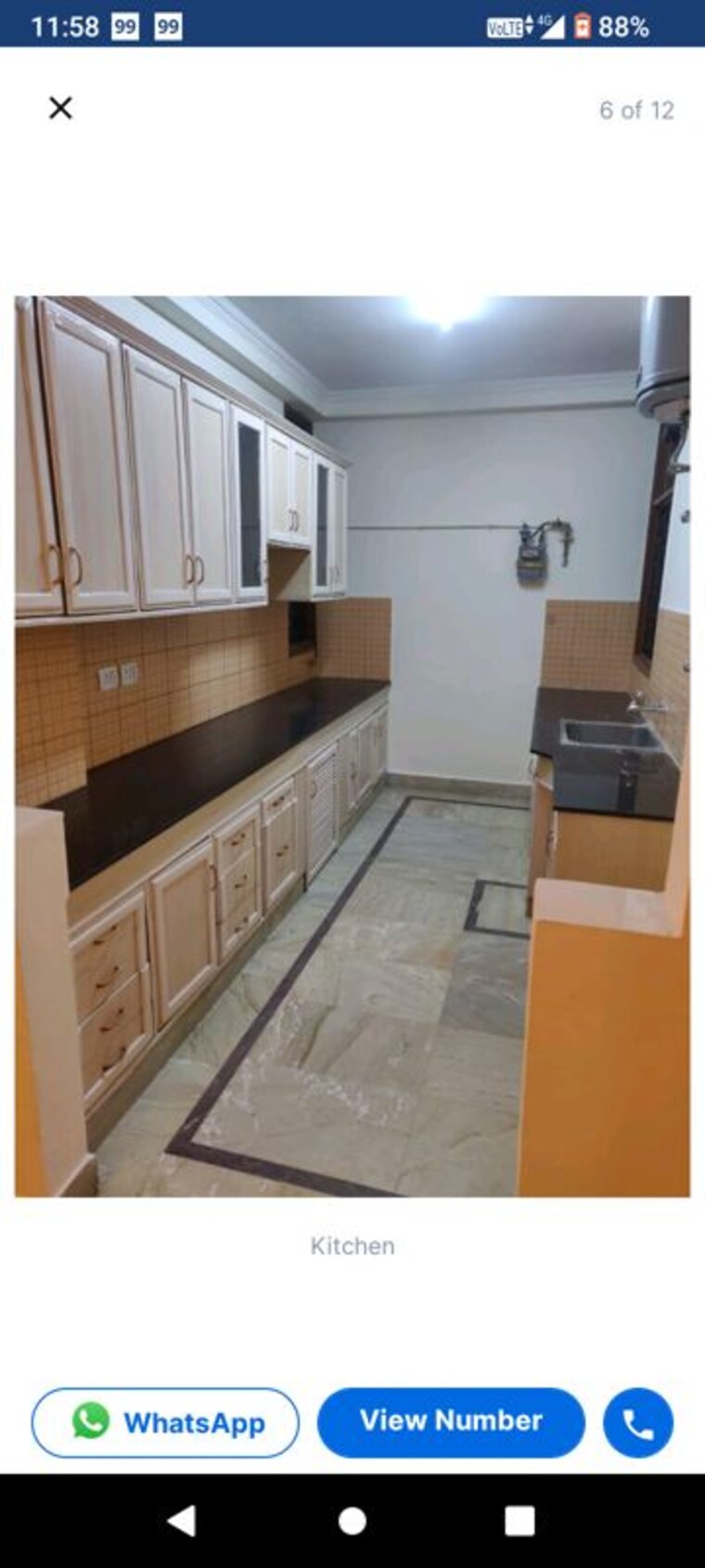 Kitchen, lions-society 3 Bedroom 1645 Sq.Ft. Apartment In Sector 56 Gurgaon 10236367