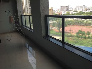 Balcony in 1 BHK Apartment at Amanora Gold Towers, Hadapsar – for Rent