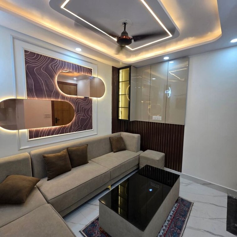 Living Room, uttam nagar 2.5 Bedroom 502 Sq.Ft. Builder Floor In Uttam Nagar Delhi 10236332