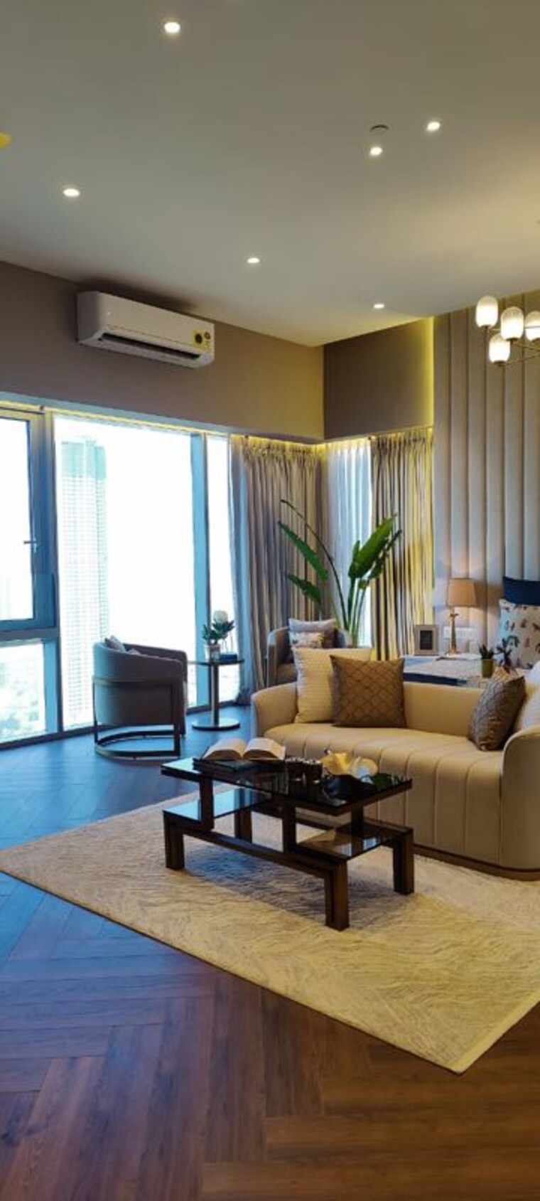 Living Room, kalpataru-magnus 3 Bedroom 1121 Sq.Ft. Apartment In Bandra East Mumbai 10236389
