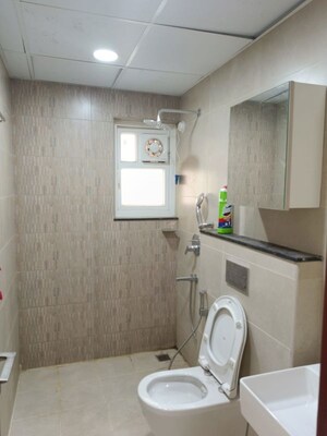 Bathroom in 3 BHK Apartment at GHR Titania, Kondapur – for Rent