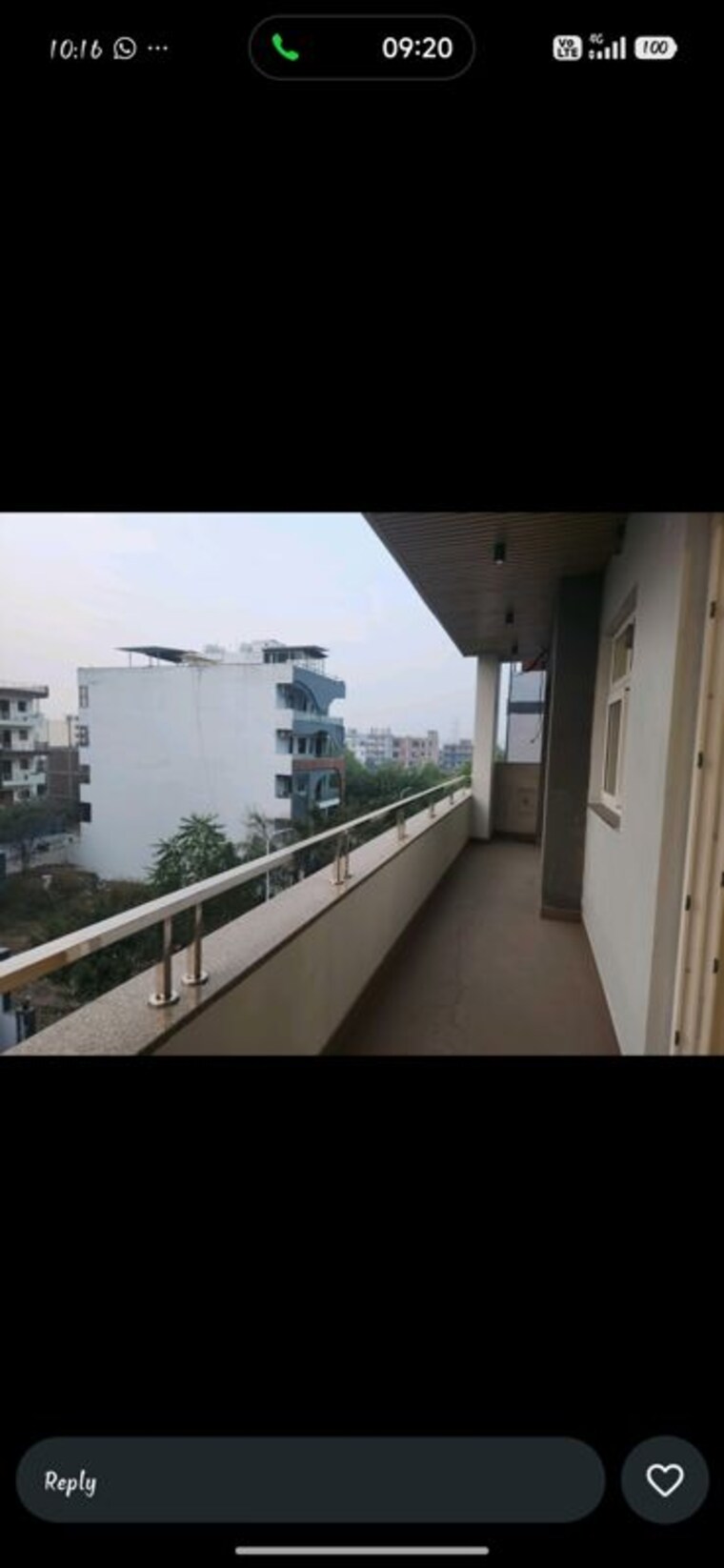 Balcony, bptp-eden-estate 4 Bedroom 265 Sq.Yd. Builder Floor In Sector 81 Faridabad 10236487