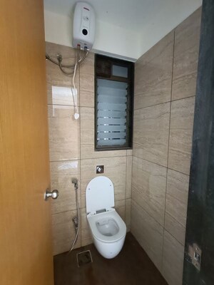 Bathroom in 2 BHK Apartment at Chandak 34 Park Estate, Goregaon West – for Rent