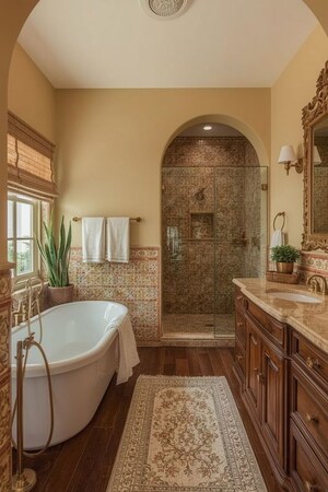 Bathroom in 3 BHK Villa at Mulabagilu – for Sale