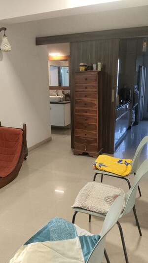 Living Room in 2.5 BHK Apartment at Anmol Heights, Naupada – for Sale