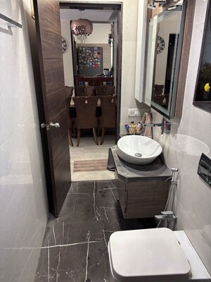 Bathroom in 3 BHK Apartment at Chembur – for Rent
