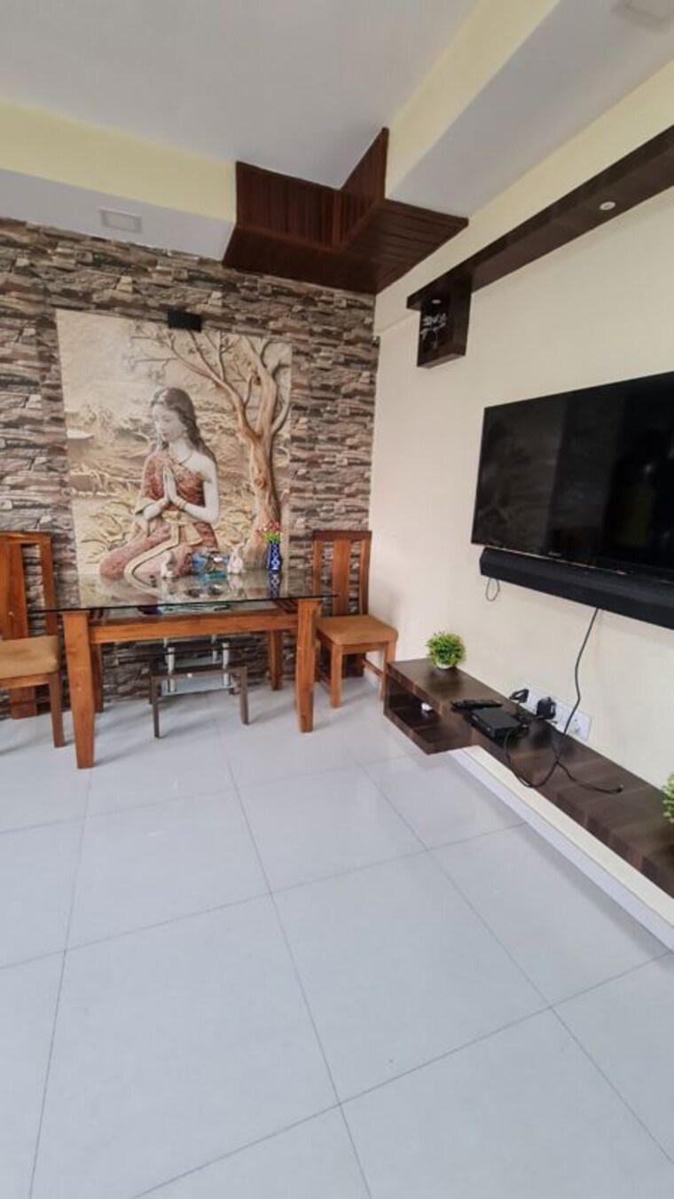 Living Room, mahavir-kalpavruksha 2 Bedroom 615 Sq.Ft. Apartment In Ghodbunder Road Thane 9595324