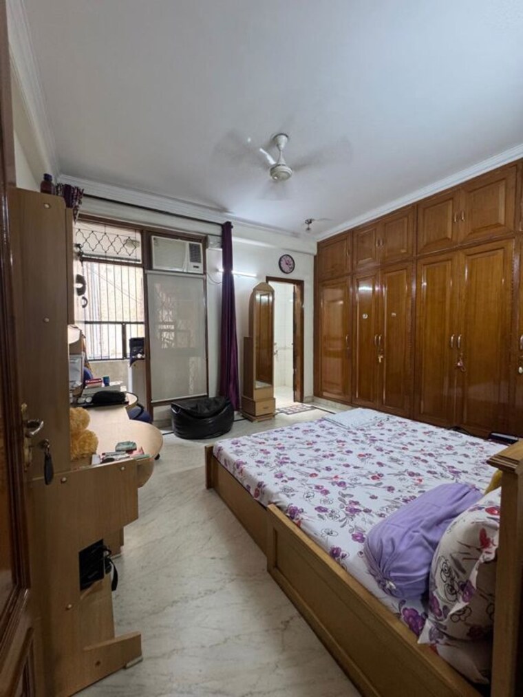 Bedroom, malviya nagar 3 Bedroom 1800 Sq.Ft. Builder Floor In Malviya Nagar Delhi 10236782