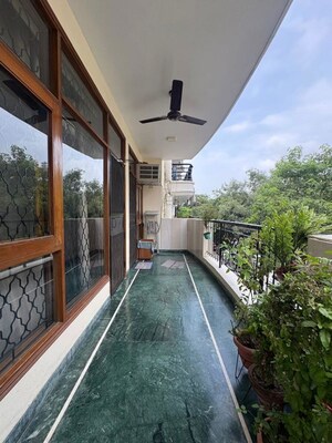 Balcony in 3 BHK Builder Floor at Malviya Nagar – for Sale