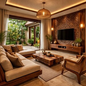 Living Room in 3 BHK Villa at Mulabagilu – for Sale