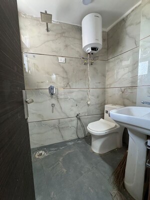 Bathroom in 3 BHK Apartment at Chattarpur – for Rent