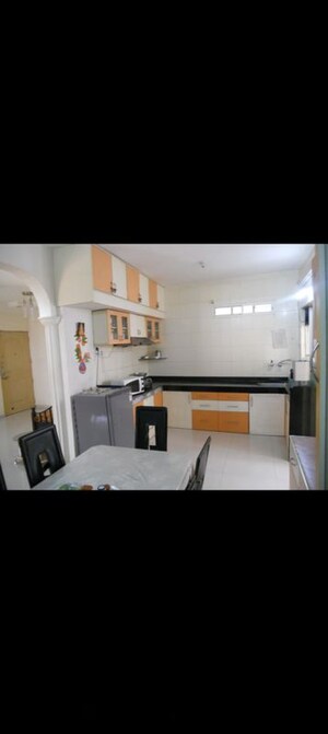 Kitchen in 3 BHK Apartment at G K Roseland Residency, Pimple Saudagar – for Rent