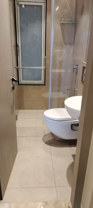 Bathroom in 3 BHK Apartment at Lashkaria Indrasukh, Andheri West – for Sale