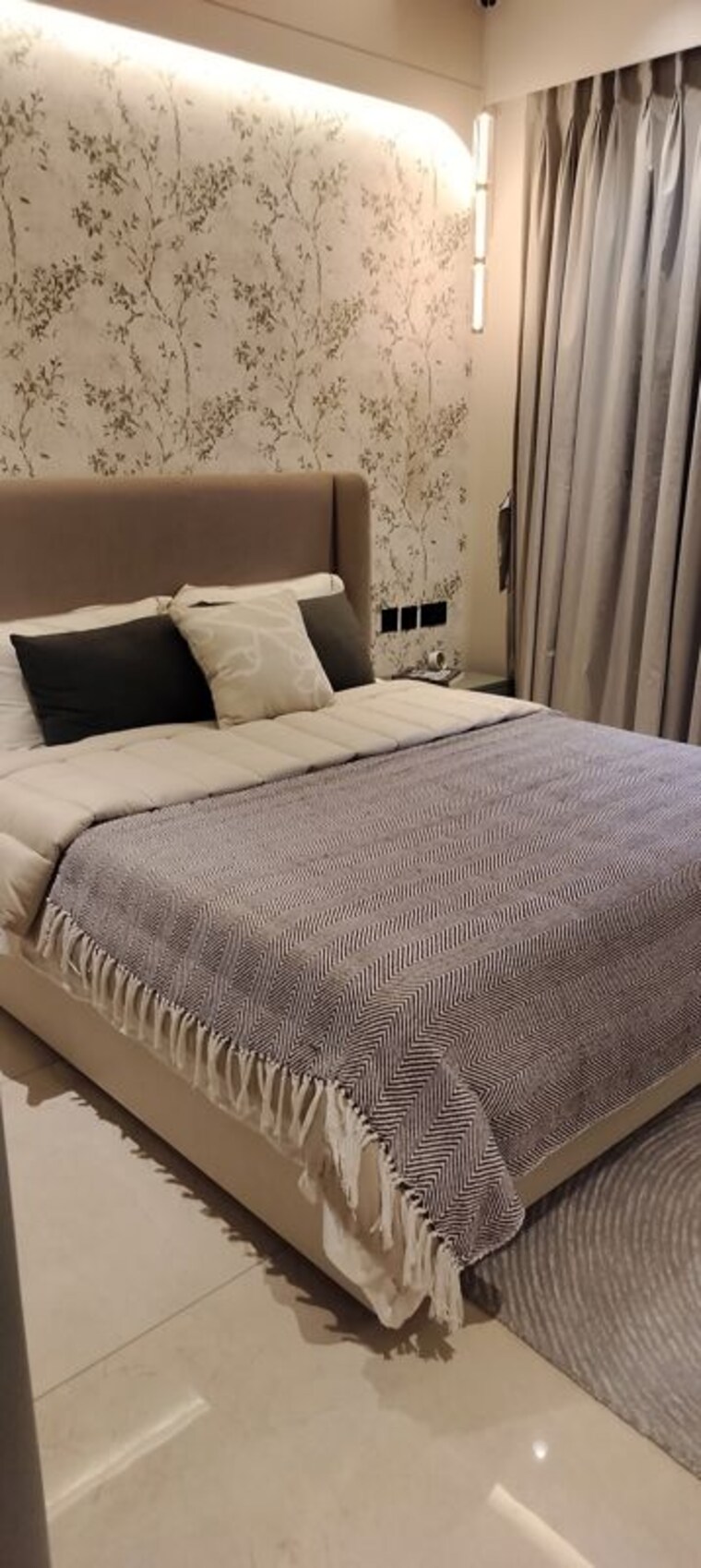 Bedroom, lashkaria-indrasukh 3 Bedroom 1300 Sq.Ft. Apartment In Andheri West Mumbai 10236817
