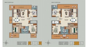 Floor Plan in 3 BHK Apartment at Sector 88a – for Sale