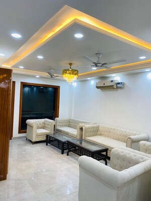 Living Room in 4 BHK Builder Floor at Vasant Kunj Enclave – for Rent