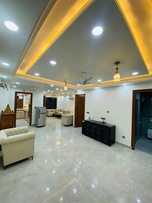 Living Room in 4 BHK Builder Floor at Vasant Kunj Enclave – for Rent