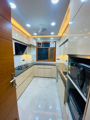 Kitchen in 4 BHK Builder Floor at Vasant Kunj Enclave – for Rent