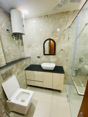Bathroom in 4 BHK Builder Floor at Vasant Kunj Enclave – for Rent