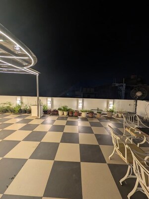 Terrace in 4 BHK Builder Floor at Vasant Kunj Enclave – for Rent