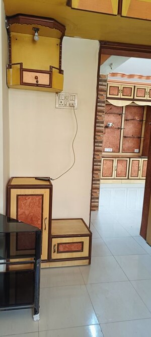 Staircase in 1 BHK Apartment at Krishna Greenland Park Vastu Federation, Ghodbunder Road – for Rent