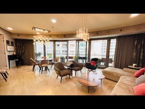 Master Bedroom in 4 BHK Apartment at Lodha World Crest, Worli – for Rent