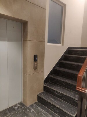 Staircase in 4 BHK Builder Floor at South City 1 – for Rent