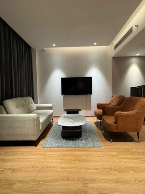 Living Room in Studio Apartment at M3M My Den, Sector 67 – for Rent