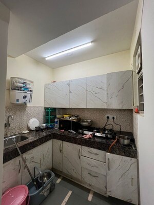 Kitchen in 1 RK Builder Floor at Vipul Square, Sushant Lok I – for Rent