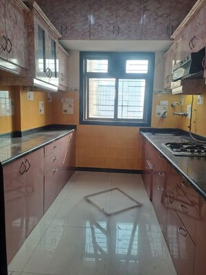 Kitchen in 3 BHK Apartment at Asher Residency, Vasant Vihar – for Rent