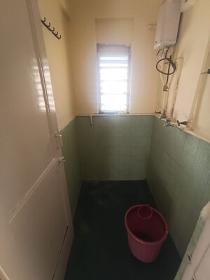 Bathroom in 1 BHK Apartment at Krishna CHS Malad West, Malad West – for Rent