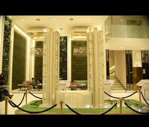 Living Room in 2 BHK Apartment at Prestige Jasdan Classic, Mahalaxmi – for Rent