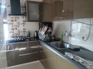 Kitchen in 1 RK Builder Floor at Gold Souk Mall, Sector 43 – for Rent
