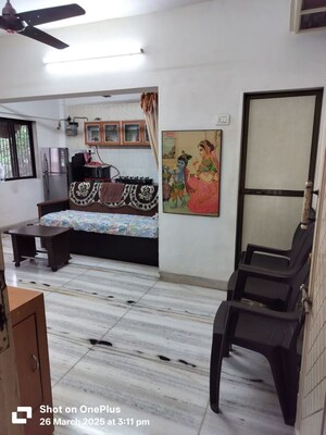 Living Room in 2 BHK Apartment at Riddhi Garden, Malad East – for Rent