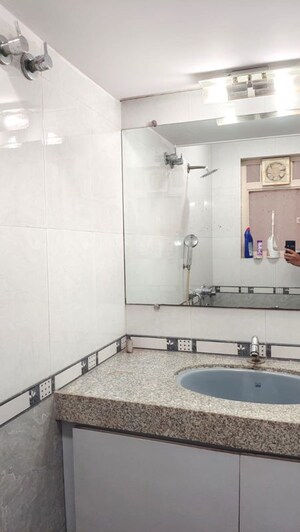 Bathroom in 2 BHK Apartment at Shiv Shakti Tower 28, Malad East – for Rent