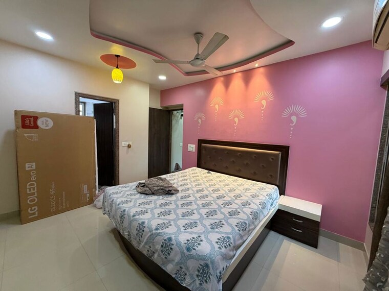 Bedroom, kanakia-spaces-niharika 2 Bedroom 750 Sq.Ft. Apartment In Manpada Thane 10237342