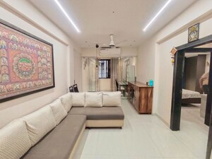 Living Room in 1 BHK Apartment at Balmurali CHS, Chembur – for Rent