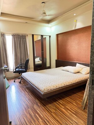 Bedroom in 2 BHK Apartment at Kanakia Spaces Niharika, Manpada – for Rent