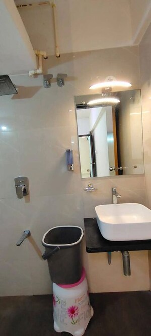 Bathroom in 1 BHK Apartment at Khar West – for Rent