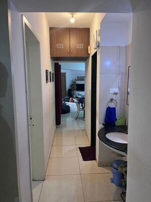 Bathroom in 3 BHK Apartment at New Front Anjor, Baner – for Rent