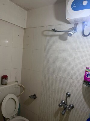 Bathroom in 3 BHK Apartment at New Front Anjor, Baner – for Rent