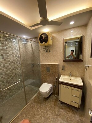 Bathroom in 4 BHK Builder Floor at Sector 57 – for Rent