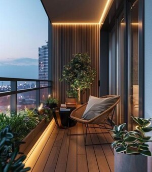 Balcony in 3 BHK Apartment at Epitome Elan, Jp Nagar Phase 8 – for Sale