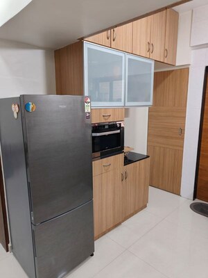 Kitchen in 2 BHK Apartment at Utsav Elegance, Memnagar – for Rent