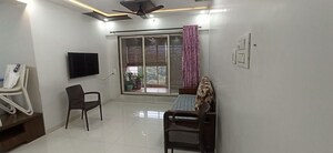 Living Room in 2 BHK Apartment at Shree Riddhi Siddhi Sumukh Hills, Kandivali East – for Rent